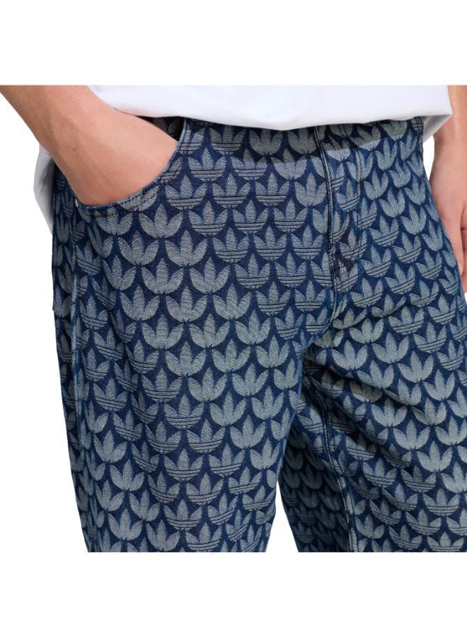 اديداس اوريجينالز بنطال DENIM LOOSE MONOGRAM - Image 3